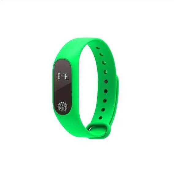Motion intelligent hand ring in multiple colours showing heart rate monitoring and waterproof step tracking.
