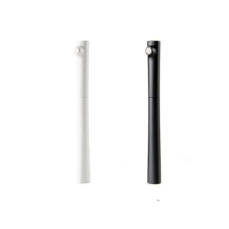 Branch Magnet fountain pen with clear tip showing ink level, stainless steel nib