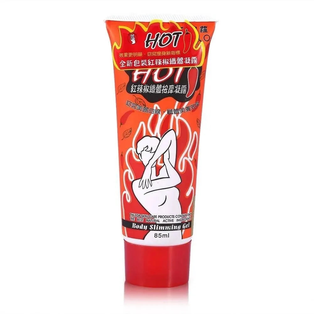 Slimming massage gel 85ml tube for body fat reduction with cream texture