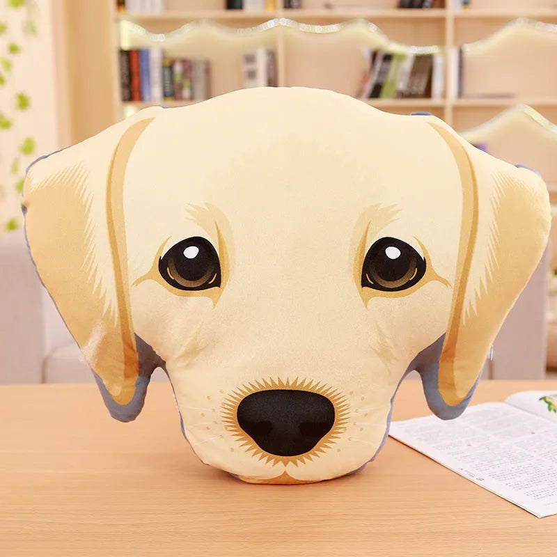 45cm soft plush stuffed sharpei pug dog toy on white background