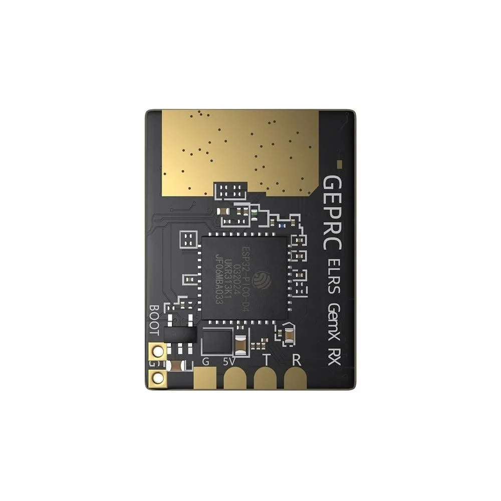 ELRS dual-frequency FPV receiver base station with two T-shaped antennas and installation accessories.