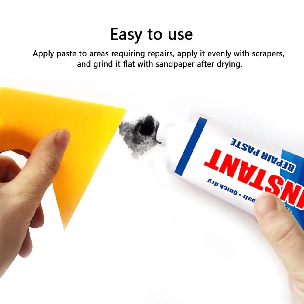 150g wall repair cream tube with water-based paintable sealant for cracks, nail holes, and wall damage