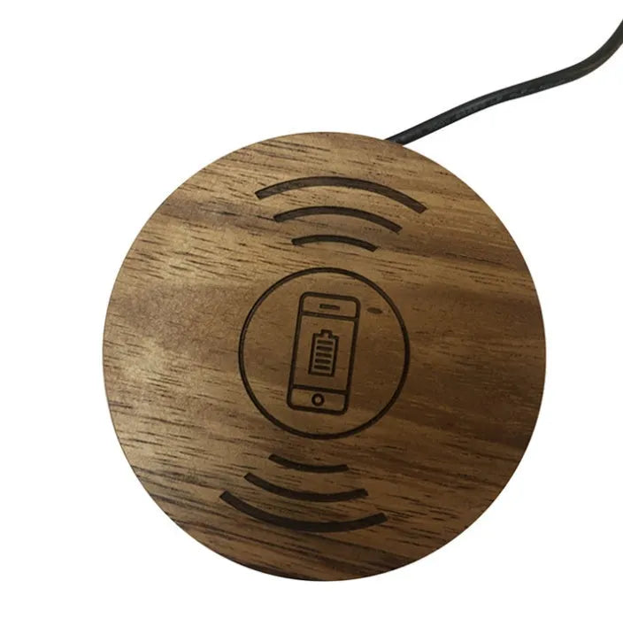 W-75 round embedded wireless charging module for installation in desks and tables