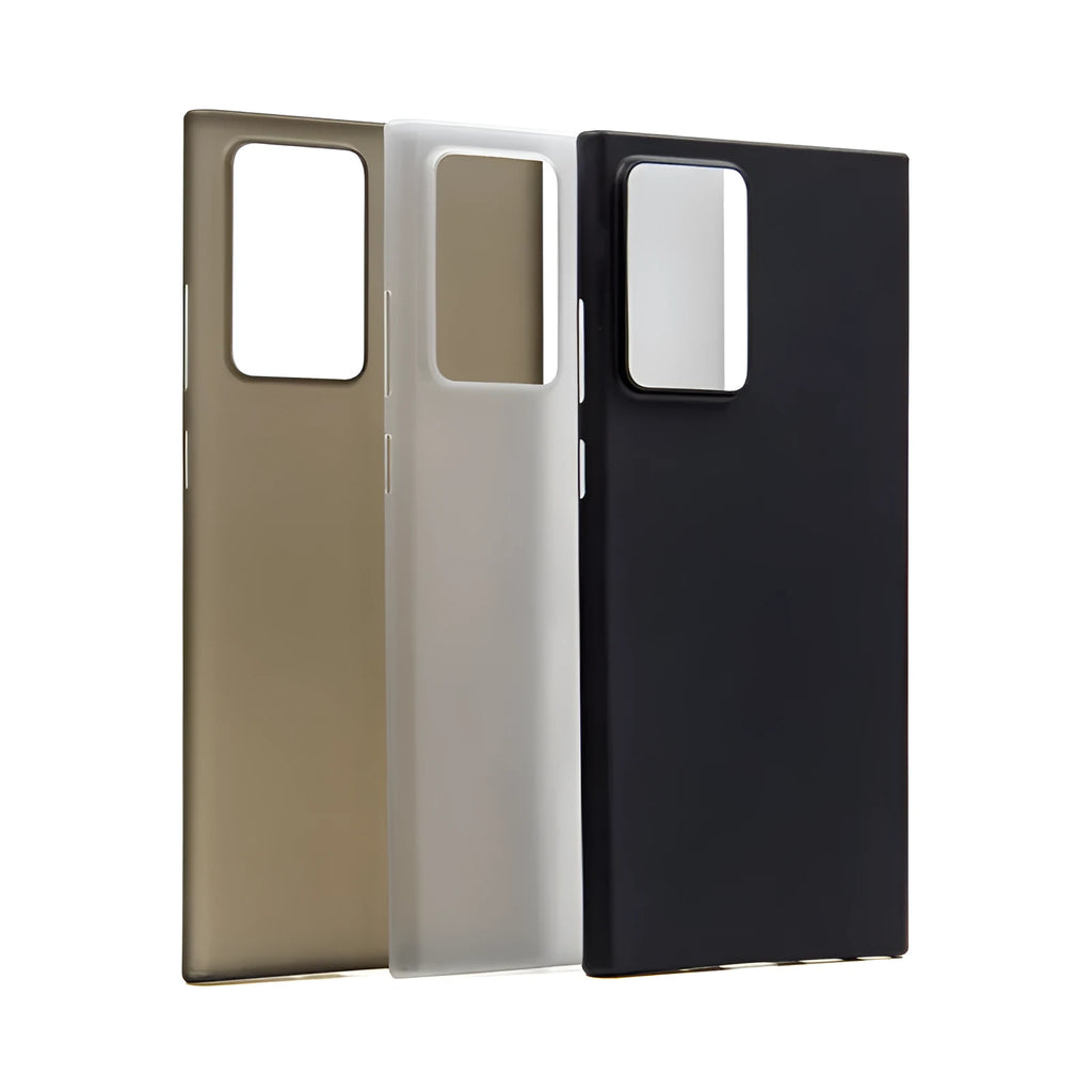 Ultra-thin matte PP phone case for Samsung Note 20 and Note 20 Ultra, black colour
