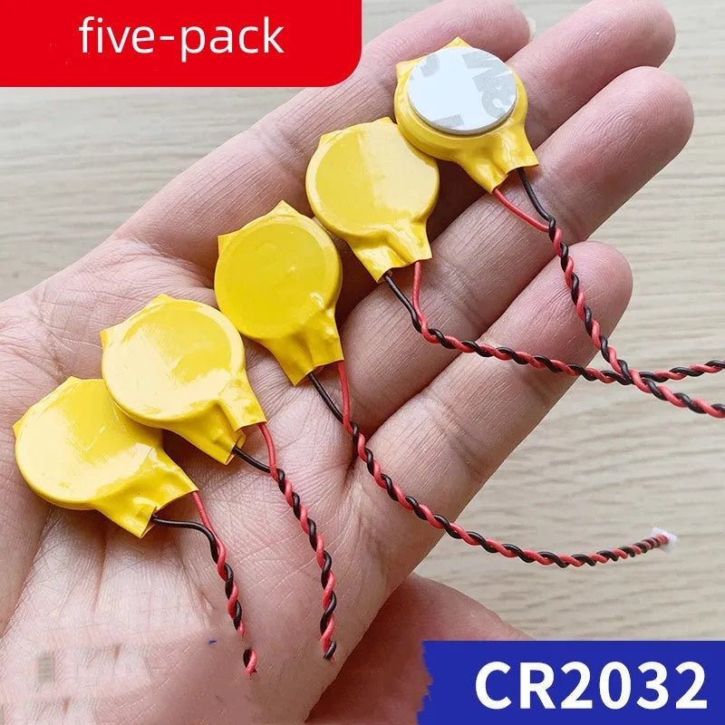 CR2032 3V lithium motherboard battery for notebook and desktop CMOS replacement, pack of 1 2 5 or 10 cells