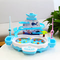 Electric fishing puzzle toy for children blue colour 43.5 cm dimensions