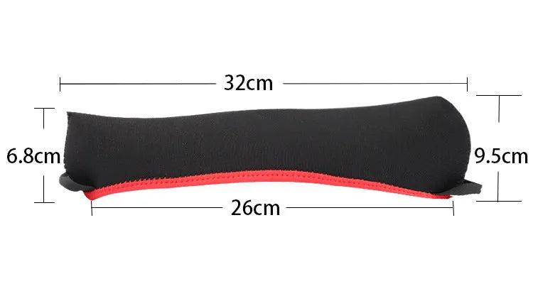 Reversible neoprene tactical scope cover for rifle shotgun in black and camouflage print