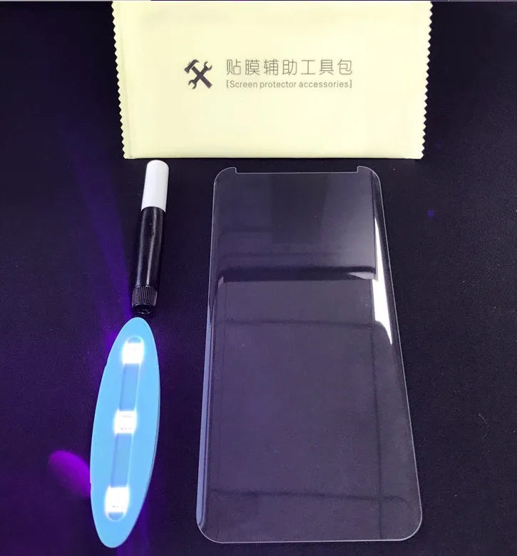 Tempered glass screen protector for Samsung Galaxy with anti-fingerprint and HD features