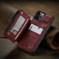 PU leather mobile phone case with removable anti-theft belt clip holster in solid colour options