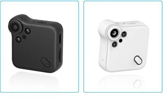 C1S 1080P HD night vision portable sports camera with WiFi remote in black, compact 40x40x14mm