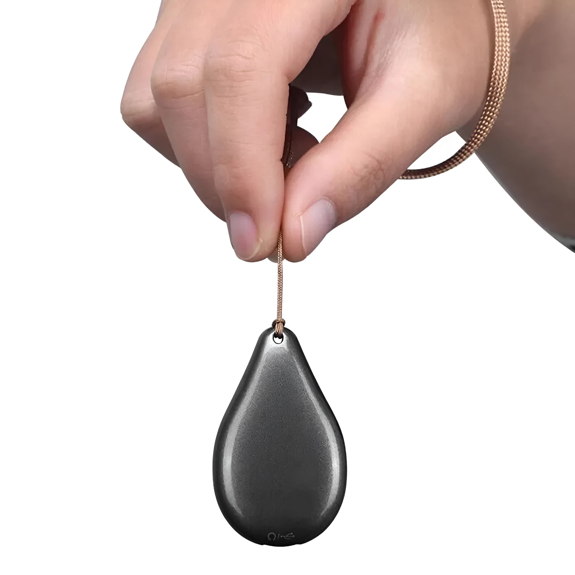 Grey mini hidden voice recorder with keychain design, 8GB memory, and USB cable