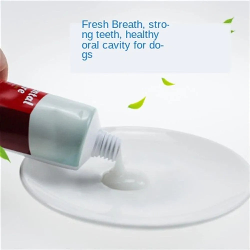 95g plastic tube of dog clean toothpaste for dog dental care and bad breath reduction