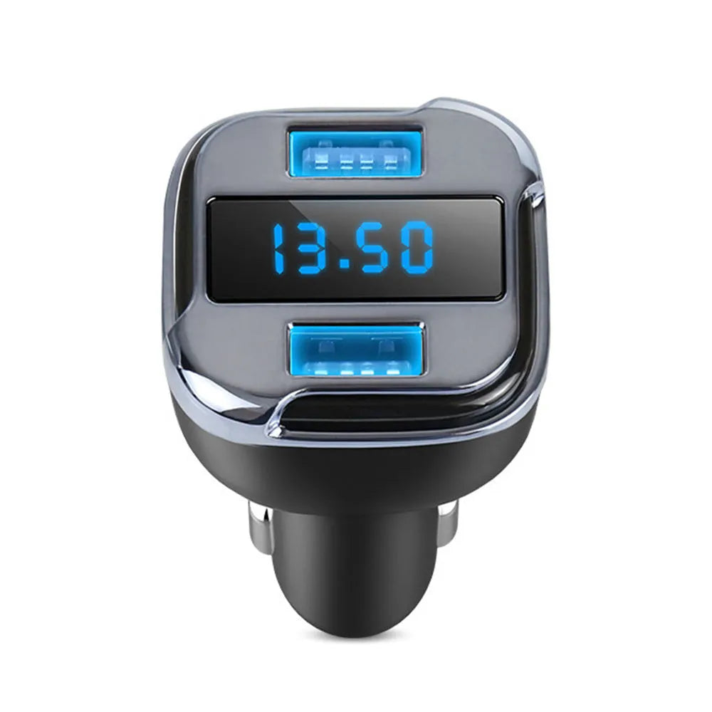 Smart GPS satellite locator mobile phone charger with 24W output, universal USB port, black ABS+PC housing, 7.5cm length