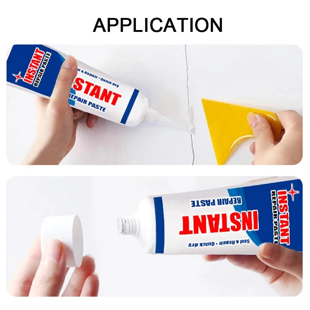 150g wall repair cream tube with water-based paintable sealant for cracks, nail holes, and wall damage