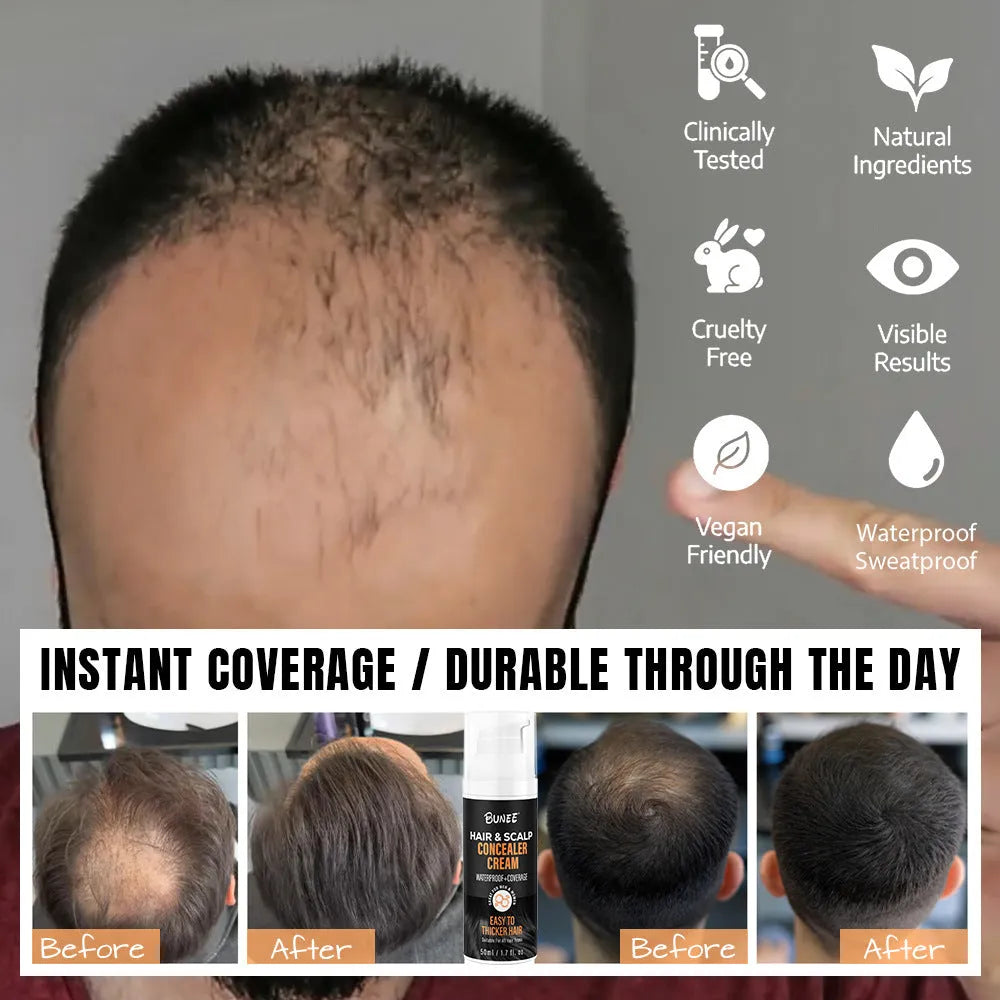 30ml hair concealer pomade for thinning hair coverage and scalp nourishment