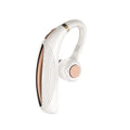 Wireless hanging ear Bluetooth headset in black with 24-hour talk time and 300mAh battery
