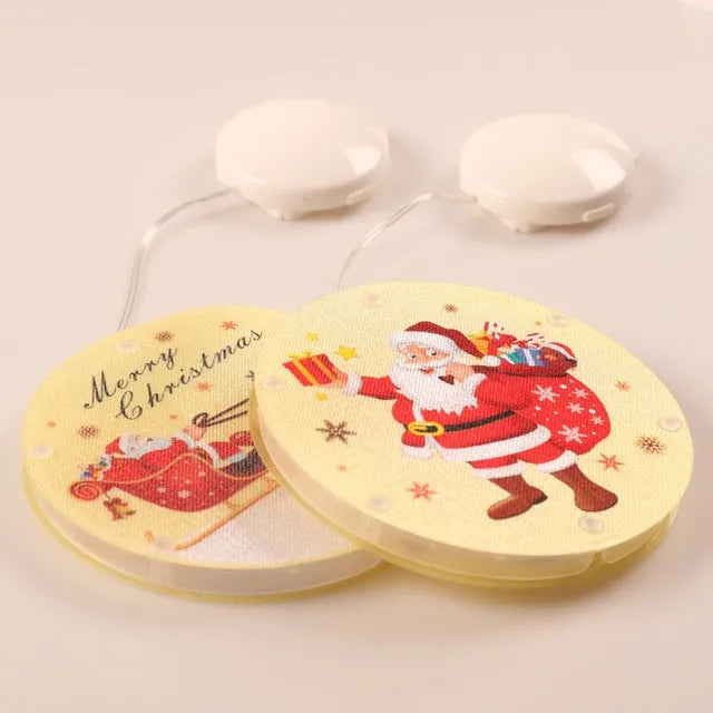 Set of warm white LED modelling lights with plastic shell on a dark background