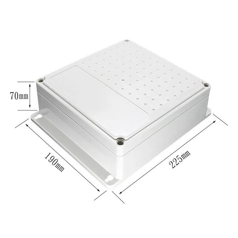 New ABS indoor outdoor security power box, model HF-H-96, 225x190x70mm, customizable dimension