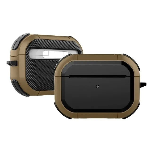 AirPods 1, 2 and Pro protective shell case in multiple colours showing TPU and PC construction