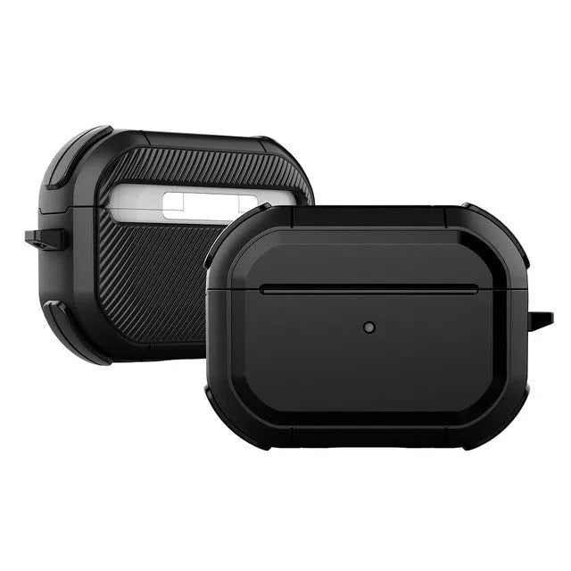 AirPods 1, 2 and Pro protective shell case in multiple colours showing TPU and PC construction