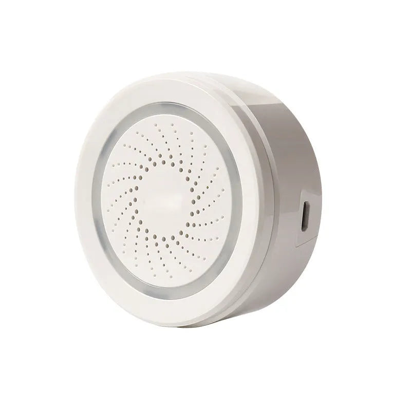 WiFi alarm siren wireless smart sound and light alarm with USB cable and manual