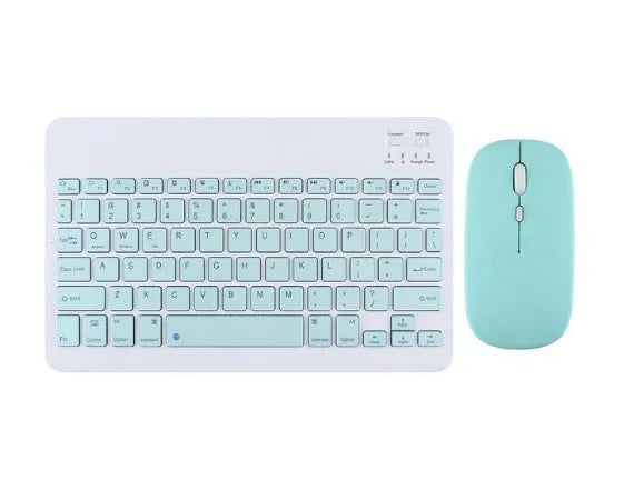 Girls Bluetooth tablet keyboard in colourful ABS design with wireless connectivity for office and home use.