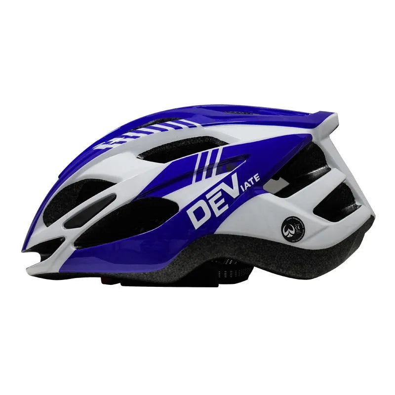 Plus size adult cycling helmet in size L showing ultra-light breathable design in multiple colour options
