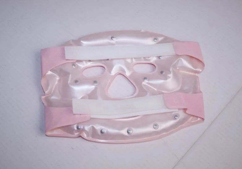 Tourmaline ion light wave face mask for facial acupoint stimulation and skin firming