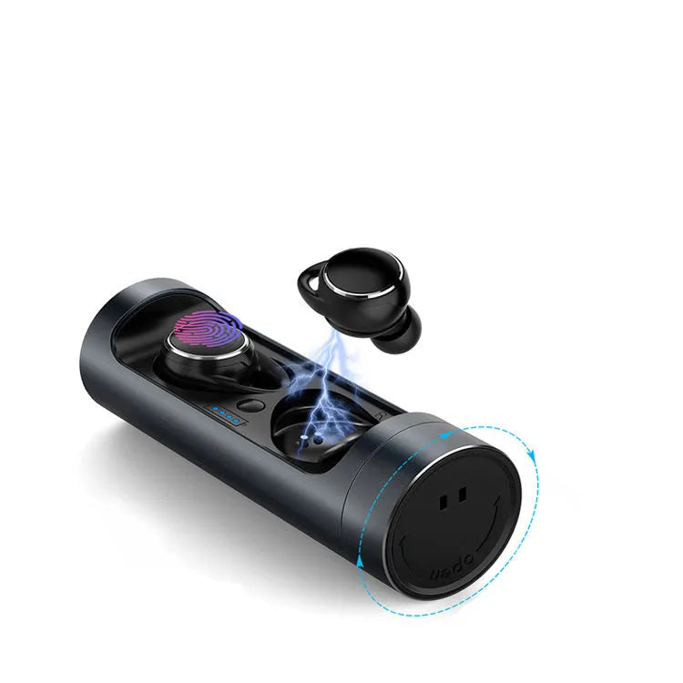 Infinite Bluetooth wireless headset shown in dark grey, red, and silver colour options.