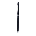 Metal capacitive touchscreen pen with rotating signature function in multiple colour options