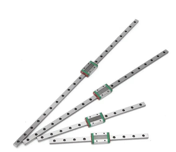 MGN series stainless steel linear guide block with slider and rail, compact size for precision motion