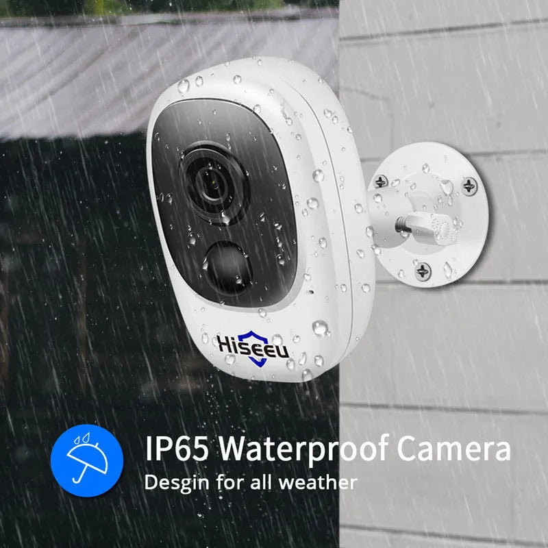 White dome-style indoor security camera with 1080P HD resolution and night vision capability
