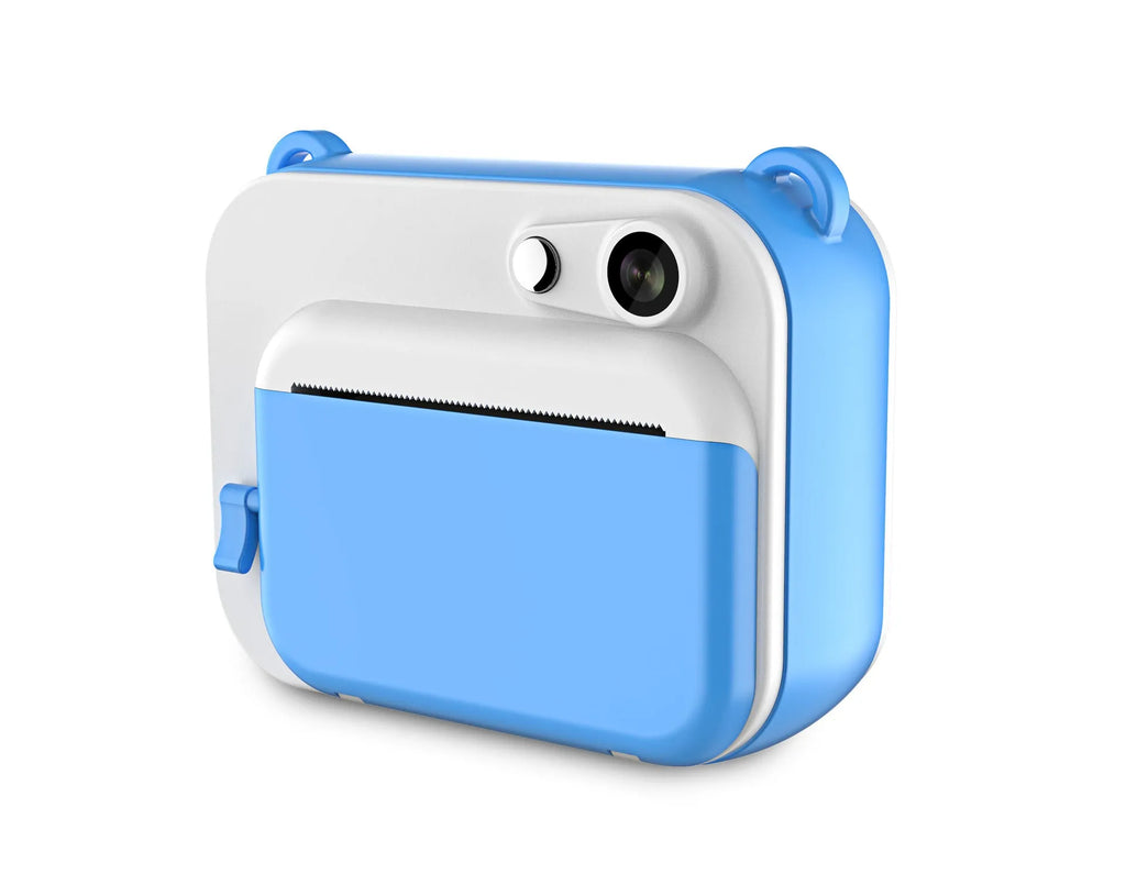 Children's digital camera with 2.0 inch HD screen, ABS body 94 x 35 x 74.7mm, pink or blue, instant printing