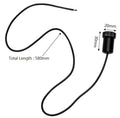 Black 12V car door LED projection lamp with RDW E4 certification projecting car brand logo onto ground