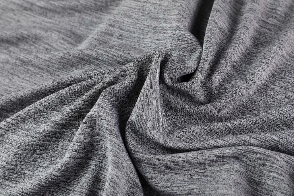 Men's hooded long sleeve running top in blue, dark grey or light grey, plain sports design, sizes M to XXXL.