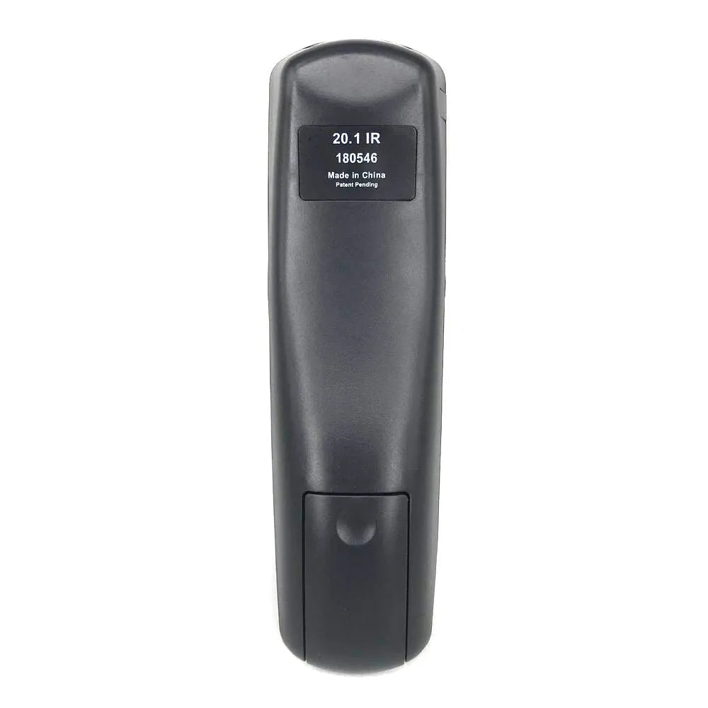 Black flat universal remote control for DISH Network TV BOX, model 20.1