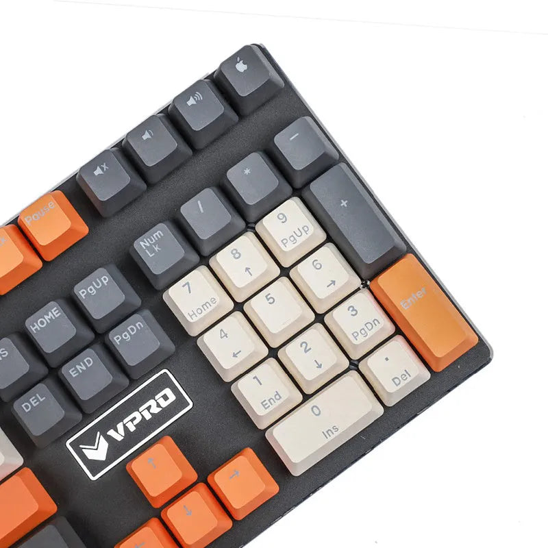 109-key PBT double shot dip dyed translucent keycap set for mechanical keyboards with OEM profile