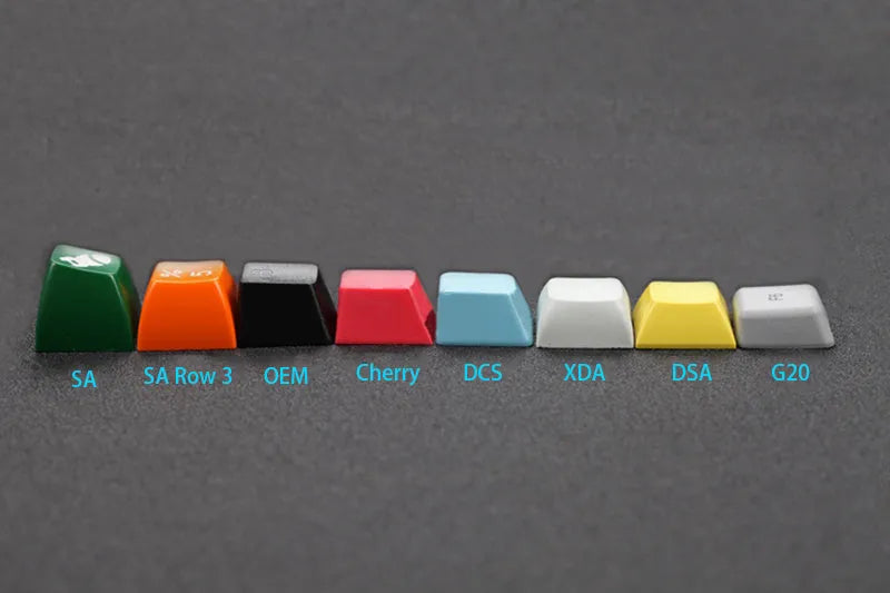 109-key PBT double shot dip dyed translucent keycap set for mechanical keyboards with OEM profile