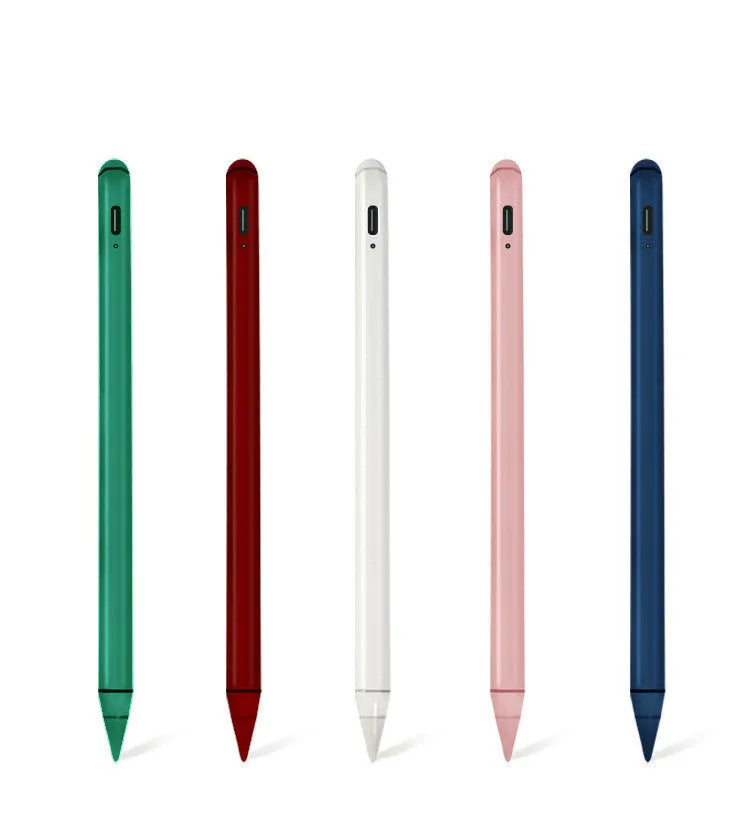 White plastic magnetic iPad stylus compatible with 2018+ models