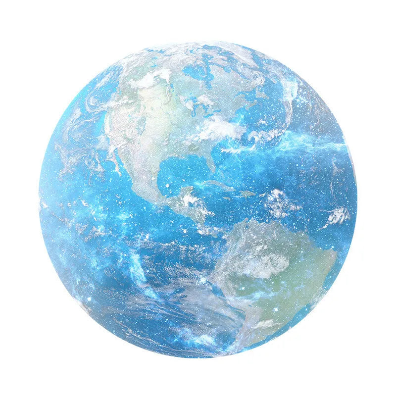 Natural rubber planet pattern mouse pad measuring 220mm square with silk cloth surface