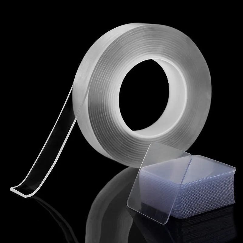 Transparent nano seamless double-sided adhesive stickers 6cm by 6cm