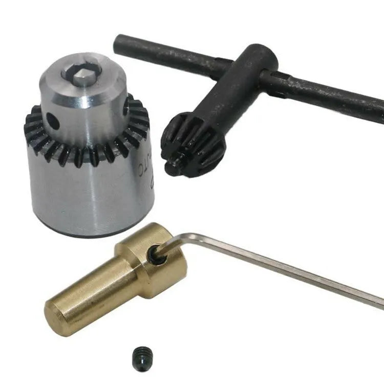 Hard alloy electric drill chuck replacement set with 3.17mm tail hole and sleeves for power tool maintenance