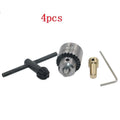 Hard alloy electric drill chuck replacement set with 3.17mm tail hole and sleeves for power tool maintenance