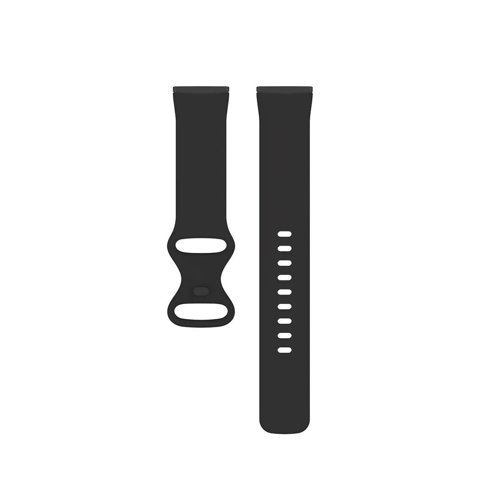TPU silicone replacement strap for Versa3 smartwatch in multiple colours, showing adjustable buckle.