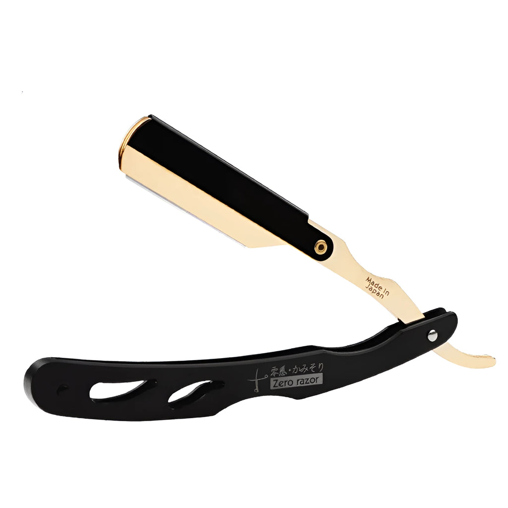 Manual shaver for men's hairdressing and shaving with 100 blades, Honorary Gold finish