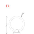 Modern Nordic style circular wooden art chandelier with acrylic shade and LED light