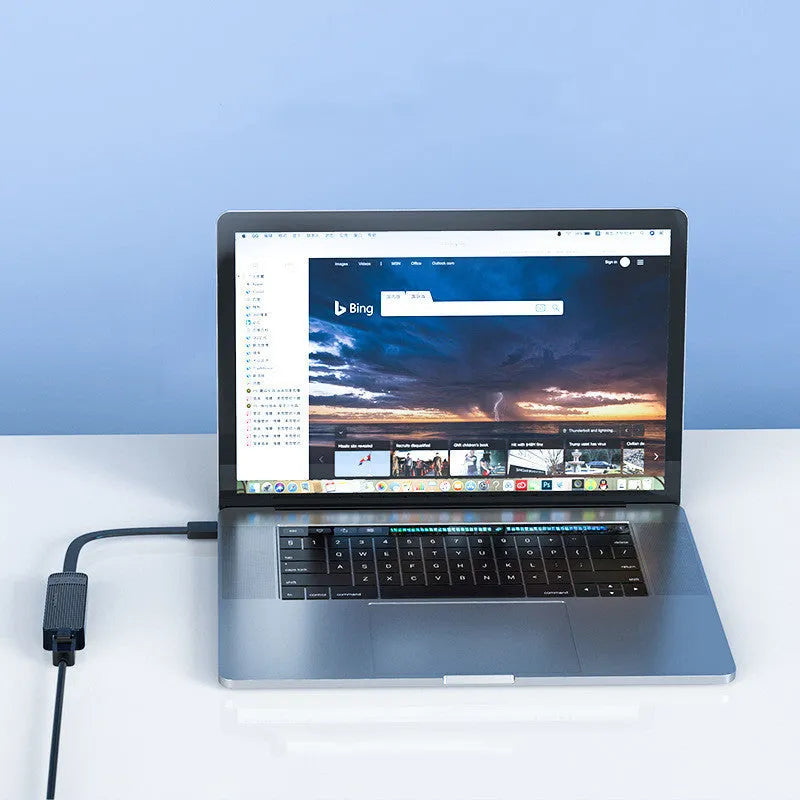 ORICO USB 2.0 100Mbps gigabit network interface adapter for desktop and laptop in black
