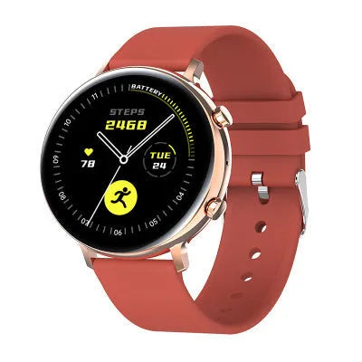 Smart watch with Bluetooth call and offline payment, 1.28-inch screen, available in black brown pink and white