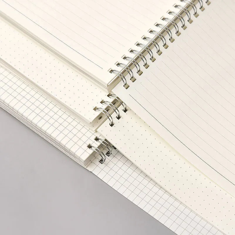 B5 coil grid notebook with super thick paper and PP cover for student exam preparation