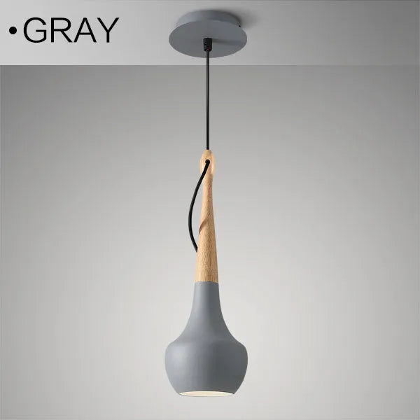 Postmodern minimalist dining room chandelier, adjustable 1.5 m height, black grey white, 110 × 350 mm, E27 LED